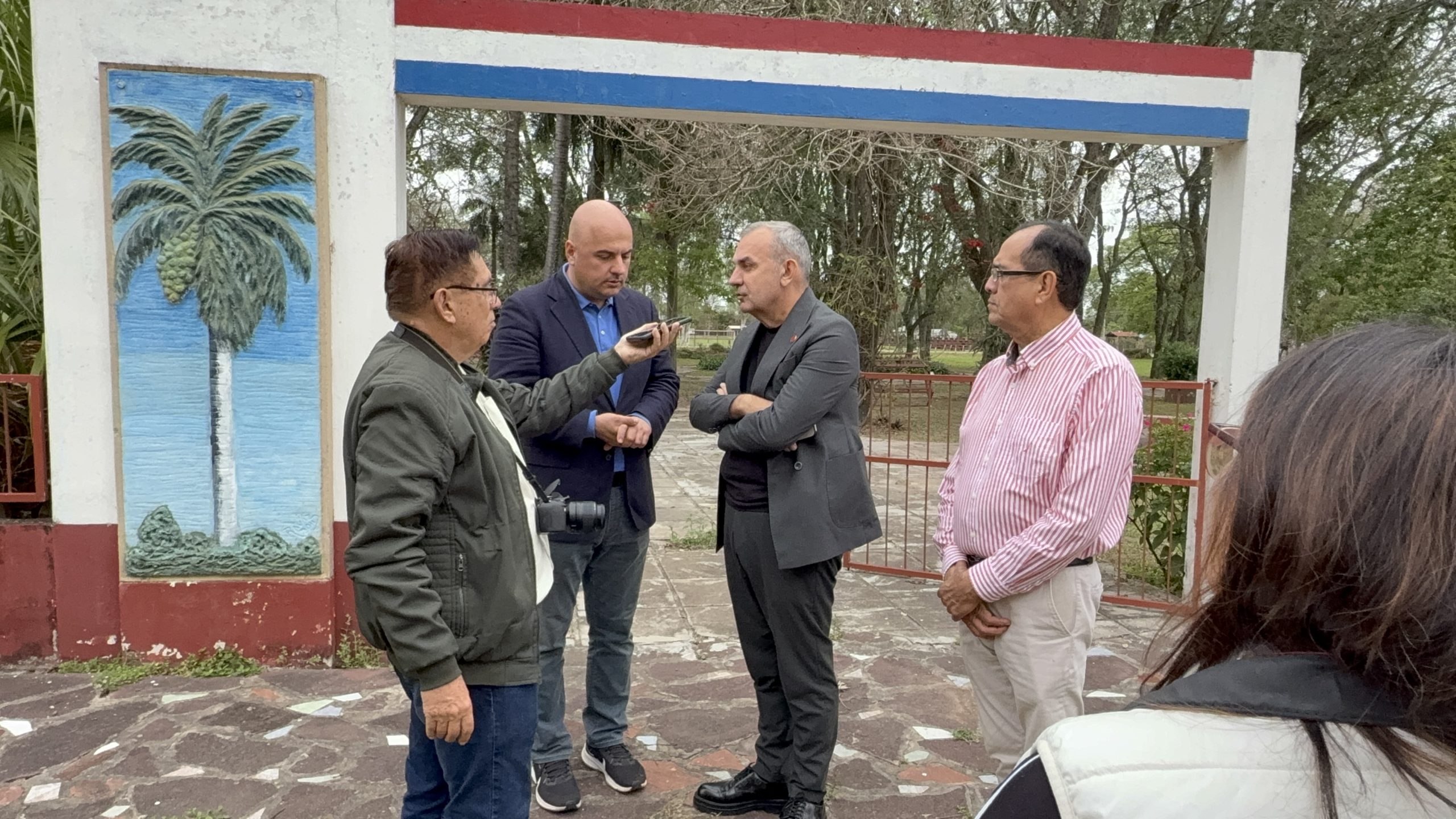 Intervie for a local media in Humaita, Paraguay - Lulzim Tafa